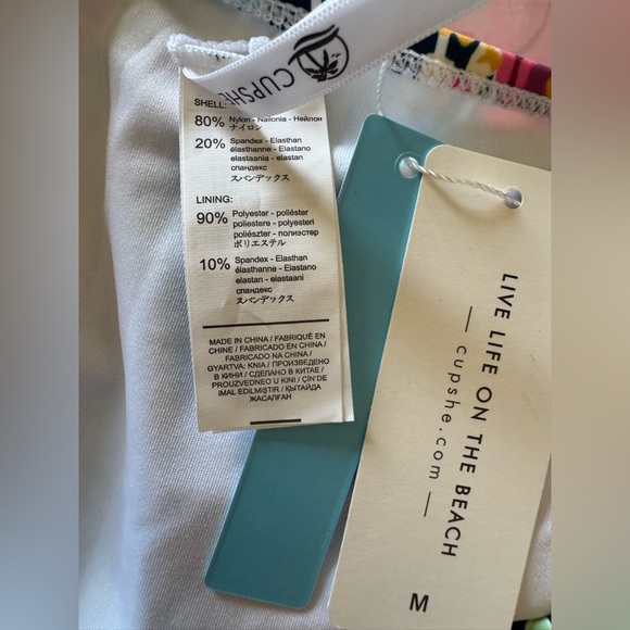 #31..CUPSHE 2Pcs Bikini Beautiful Set Size M - Picture 6 of 7